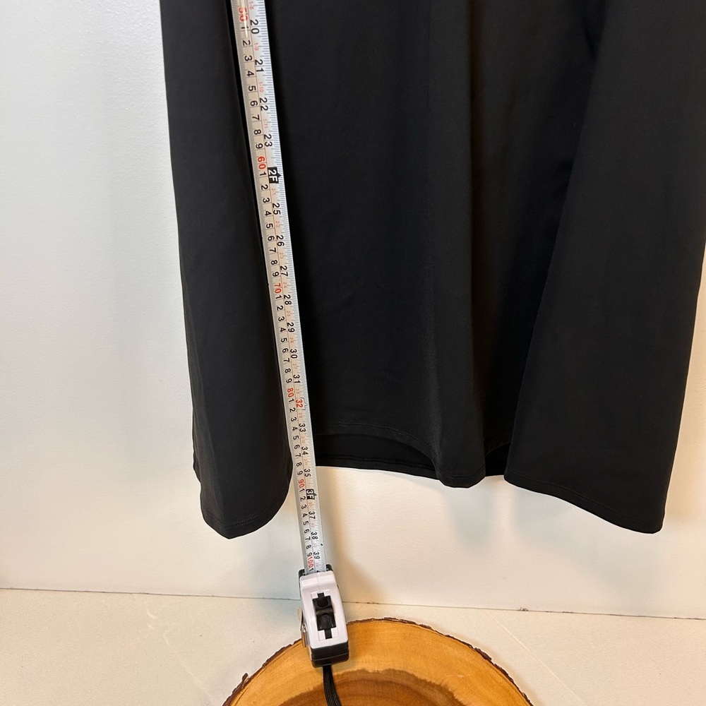 HALARA Black Sleeveless Quarter Zip Active Tennis Dress with White Trim Size XL - Picture 3 of 6